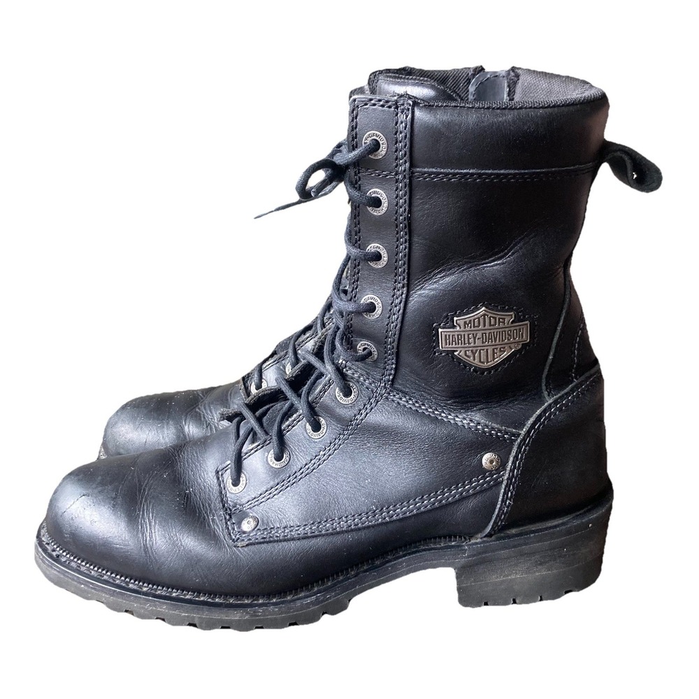Harley Davidson Benteen Motorcycle Boots Men's Size 11.5 Black